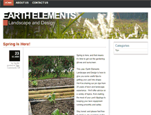 Tablet Screenshot of earthelementslandscape.com